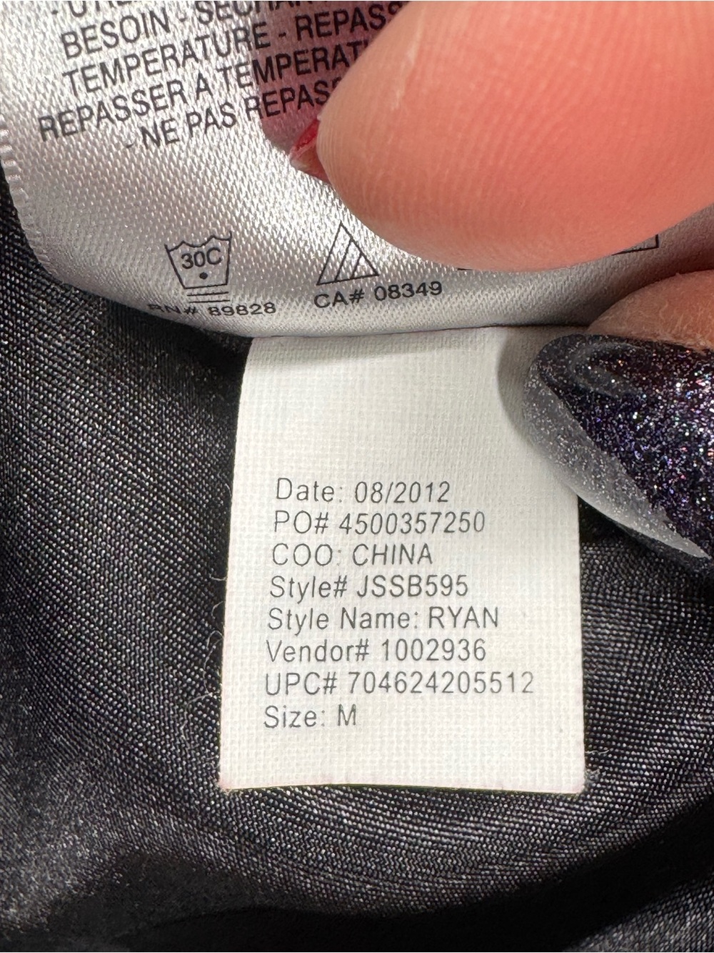 Jessica Simpson Black Sequins Lined Shrug Jacket Medium 3/4 Sleeve - Picture 4 of 8